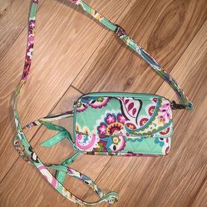Very Bradley wallet with cross body strap. Great condition!